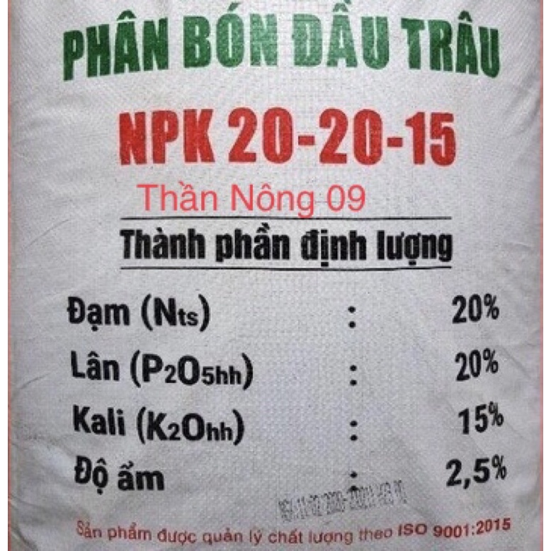 1kg phân NPK ĐẦU TRÂU 20-20-15