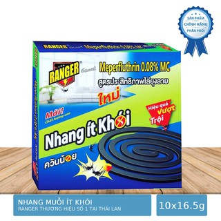 Hộp 10 Khoanh Nhang Muỗi Ít Khói Ranger Scout 16,5g