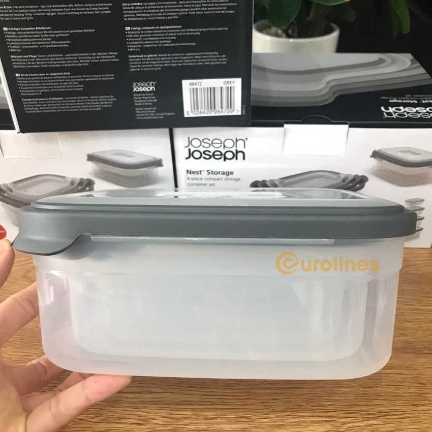 Set 4 hộp đựng thực phẩm Joseph Joseph 98472