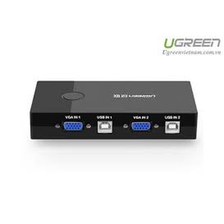 Bộ chuyển tín hiệu 2 CPU dùng 1 màn hình KVM Switch USB Ugreen 50280 Hàng Chính Hãng