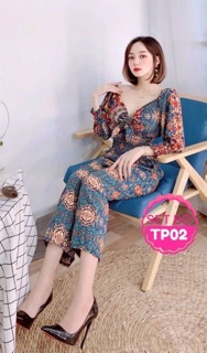Set bộ thổ cẩm tay dài