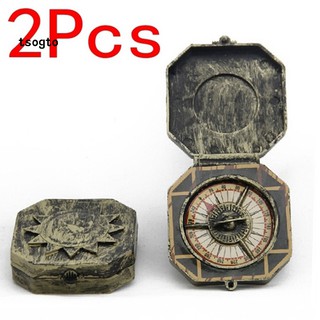 Set 2 La Bàn Mô Hình Nhân Vật Cướp Biển Phong Cách Vintage
