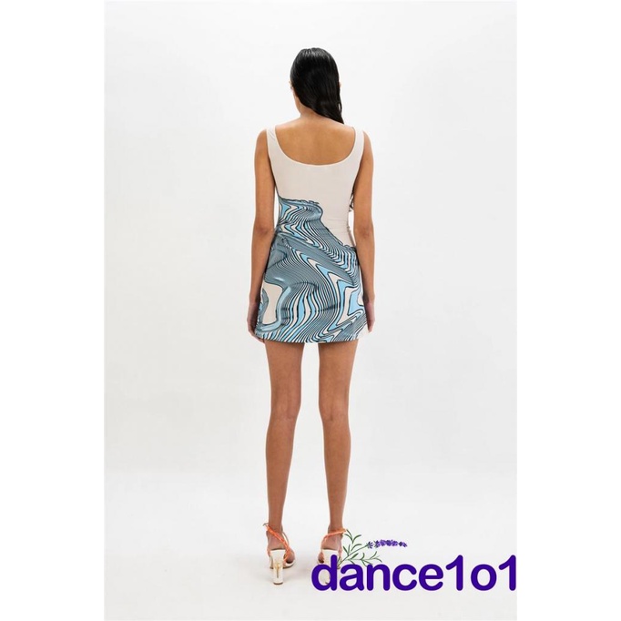 Đầm Khiêu Vũ1O1-Gaono Y2K Không Tay Cho Nữ