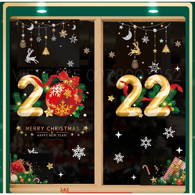 ❤️TỔNG HỢP TRANH DÁN TƯỜNG TRANG TRÍ NOEL 2022 [FREE SHIP] | BigBuy360 - bigbuy360.vn