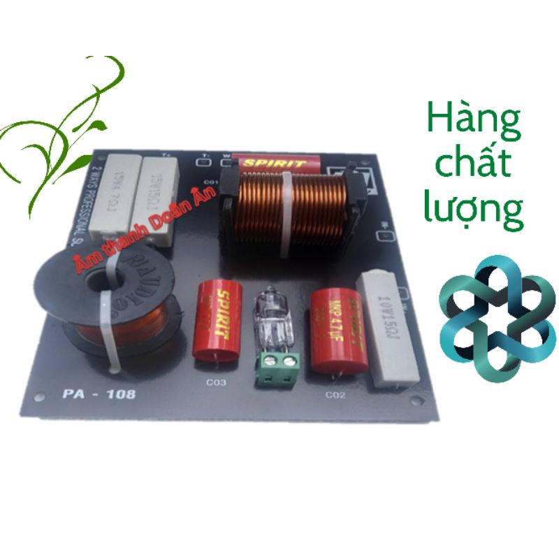 Mạch phân tần loa đơn  : 1 bass 1 trép