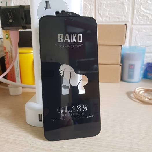 Kính Cường Lực Iphone Full Màn Khuôn Khung Khay Tự Dán và Baiko Màng Che Bụi 7/8/7plus/x/xr/xs/11/12/13/14/pro/max