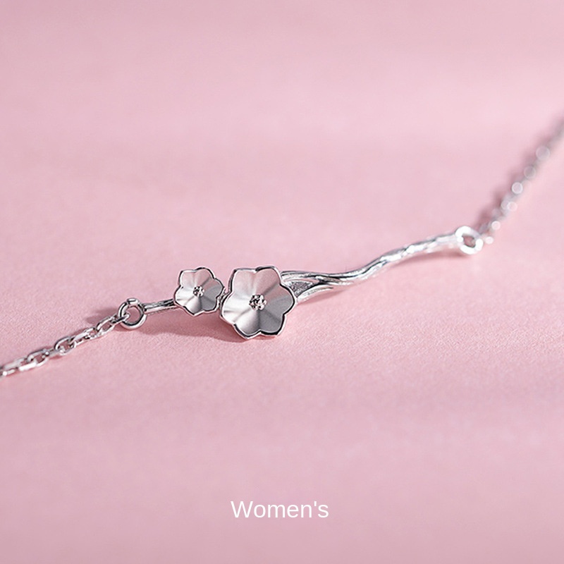 Cặp Vòng Tay Cặp Đôi Hoa Đơn Giản Phong Cách Hàn Quốc Thích Hợp Làm Quà Valentine