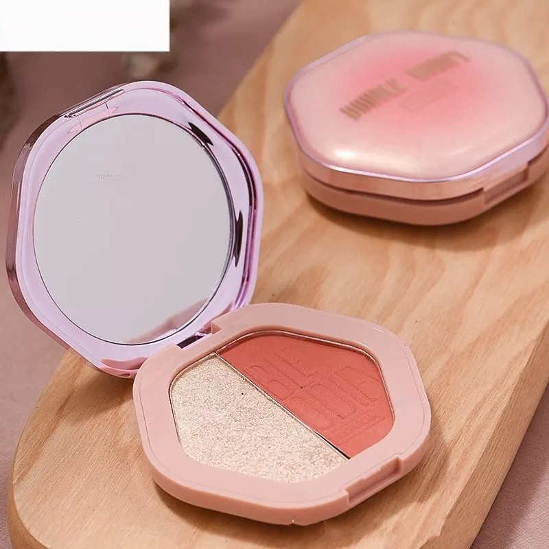 (Hàng Mới Về) Bảng Phấn Tạo Khối 2 Màu Lấp Lánh Chống Thấm Nước Lâu Trôi | BigBuy360 - bigbuy360.vn