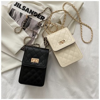 Túi Đeo Chéo Nữ Dáng Đứng Để Điện Thoại Chất Da Bền Đẹp Size 19