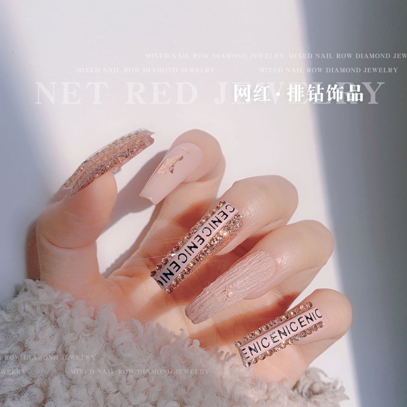 Dây đá nail ( HOT) mẫu mới , dây đá đính móng