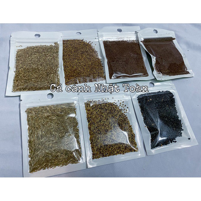 COMBO ĐỦ 7 LOẠI HẠT GIỐNG THỦY SINH HỒ CÁ