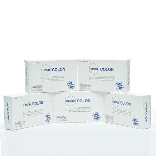 Livespo Colon - hộp 20 ống- có chứa các lợi khuẩn giúp cân bằng lại hệ vi sinh đường ruột, giúp đường ruột bé khoẻ mạnh