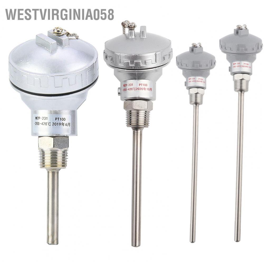 Có thể bán buôn Đầu dò cảm biến nhiệt độ RTD PT100 Đầu cuối cặp nhiệt điện 1/2 &quot;NPT Westvirginia058 Hàng giao ngay