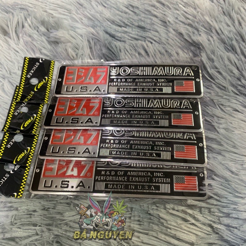 Tem Nhôm Dán Pô Yoshimura