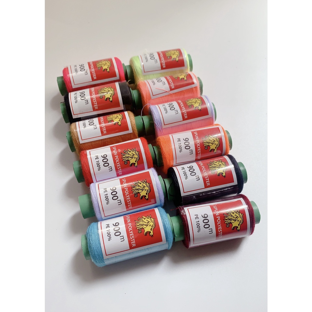 Chỉ may tiger 900m nhiều màu