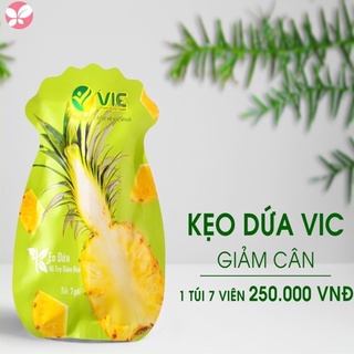 Kẹo Dứa Giảm Cân Plus Chính Hãng 7 Vị mẫu mới cam kết hiệu quả