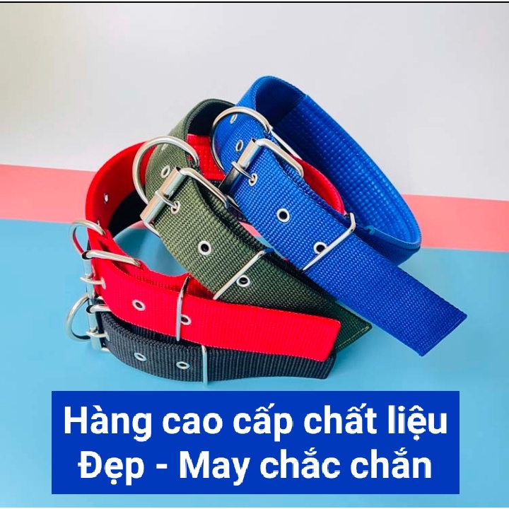 Vòng cổ cho Chó Cao Cấp nhiều size từ 3-50kg - Đai cổ cho Chó Lớn - Hàng chuẩn như hình