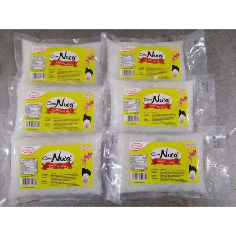 [Date mới] Cơm Nưa Vị Nguyên ăn kiêng Keto, Das, Lowcarb, Eatclean, Người tiểu đường. Giá 23,000/1 gói 240 gram