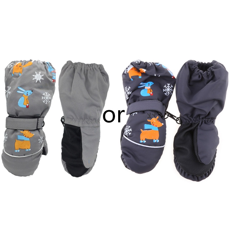 Găng Tay Chống Thấm Nước Thiết Kế Xinh Xắn Dành Cho Bé 2-6 Tuổi