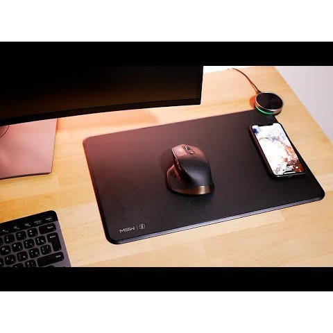 Lót Chuột Kiêm Sạc Không Dây XIAOMI Rice Wireless Charging Mouse pad - Chính hãng