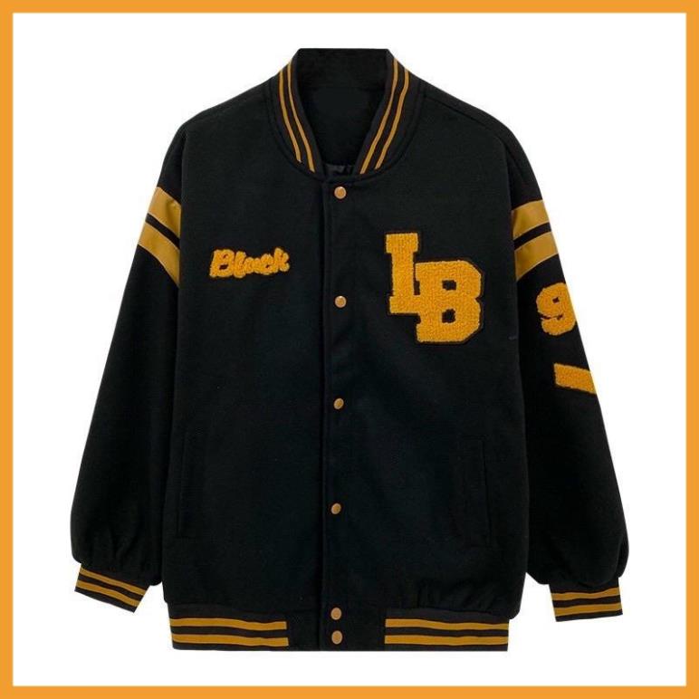 Áo Khoác Nỉ Nam Nữ ❤️FREESHIP❤️ Áo Khoác Nỉ Ngoại Dày LB Bomber Thời Trang