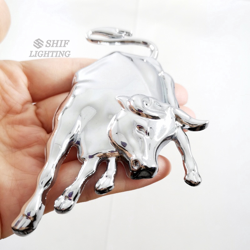 1 Miếng Dán Trang Trí Hình Logo Xe Lamborghini Bằng Kim Loại