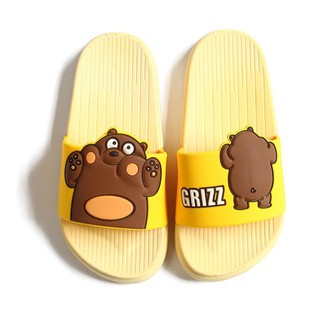 Dép Gấu We bare bears Gấu Grizz