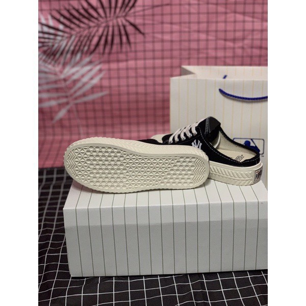 (ẢNH THẬT 1.1) Dép độn đế nữ MIB NY , sục in hoạ tiết