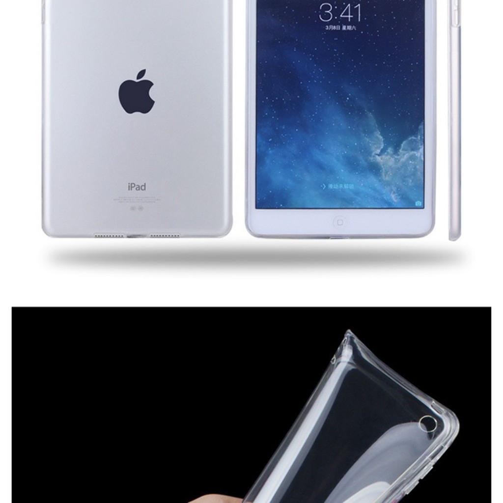 ốp ipad Silicon trong suốt ốp lưng ipad Pro 12.9/11/10.5/Air 3/10.2 gen 7/8...MART CASE | BigBuy360 - bigbuy360.vn