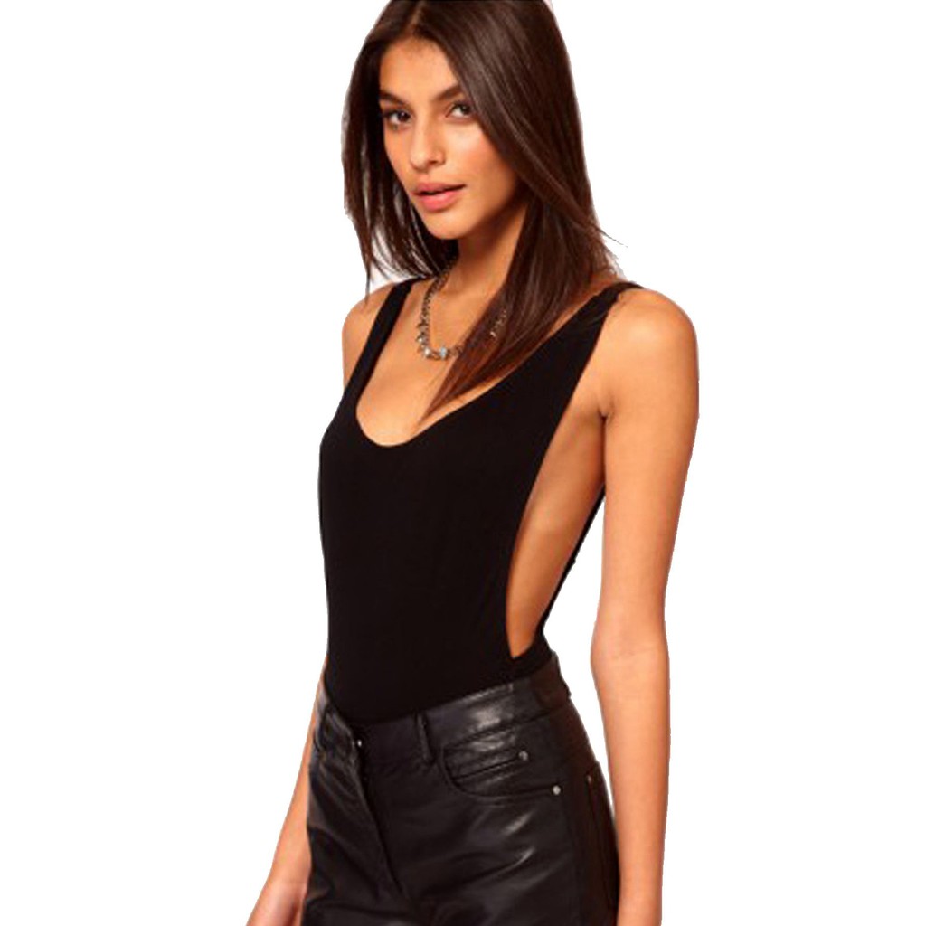 Bodysuit Co Giãn Hở Lưng Gợi Cảm