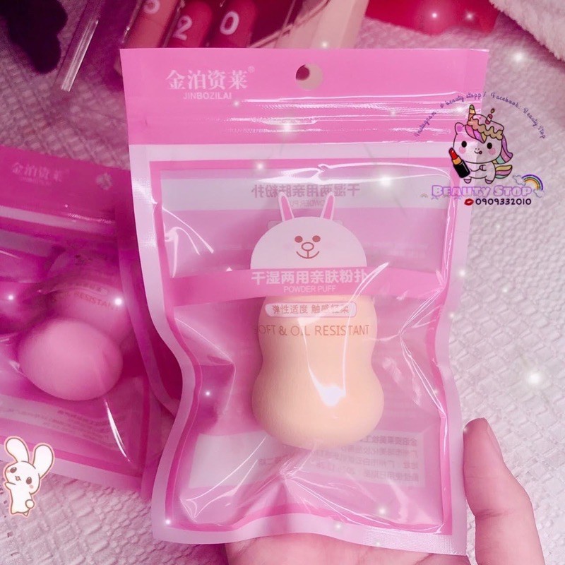 Powder Puff về làng cho chị em mình blend nền, cc hay bb cream đều uki cực kì