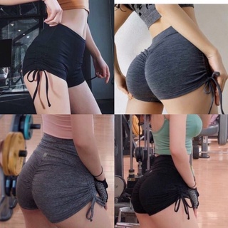 Quần đùi chun mông tập gym thể thao yoga nữ