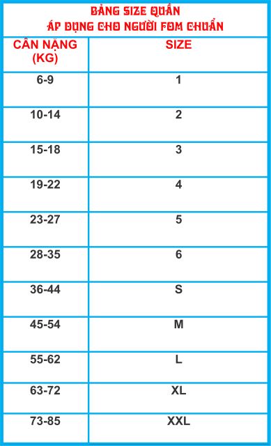 Quần GIÁ SIÊU SỐC ĐỦ SIZE ( 6_96 KÍ)