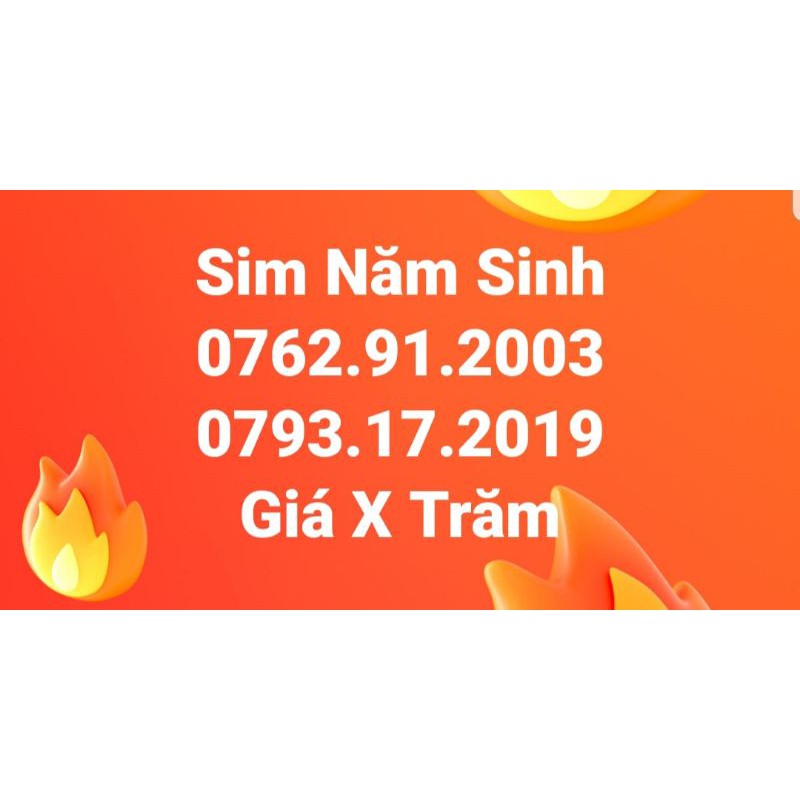 SIM NĂM SINH GIÁ RẺ