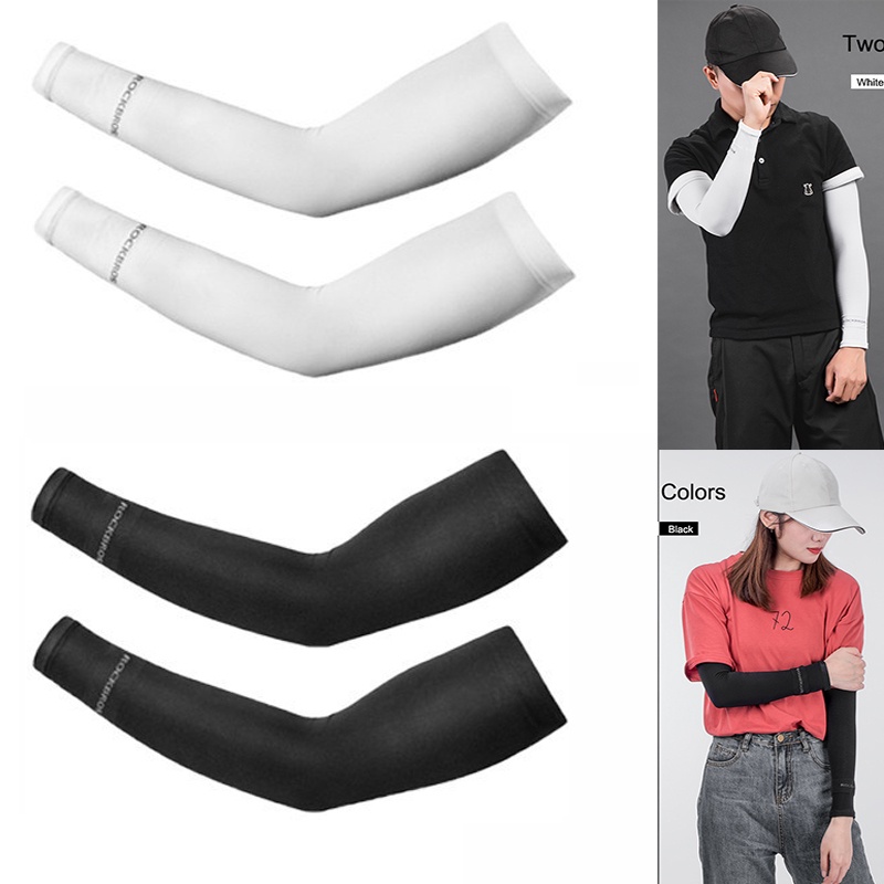 Rockbros 1 Cặp Găng Cánh Tay Làm Mát Chống Tia UV Phù Hợp Cho Các Hoạt Động Thể Thao / Đạp Xe / Chạy Bộ