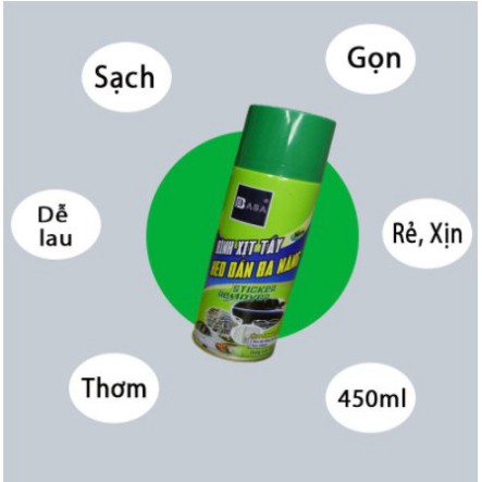 tUANN2 Bình Xịt Tẩy Đa Năng, Bình Xịt Tẩy Keo Sạch Mọi Loại Băng Dính, Keo Decal, Tem Dính PAPAA.HOME tUANN2