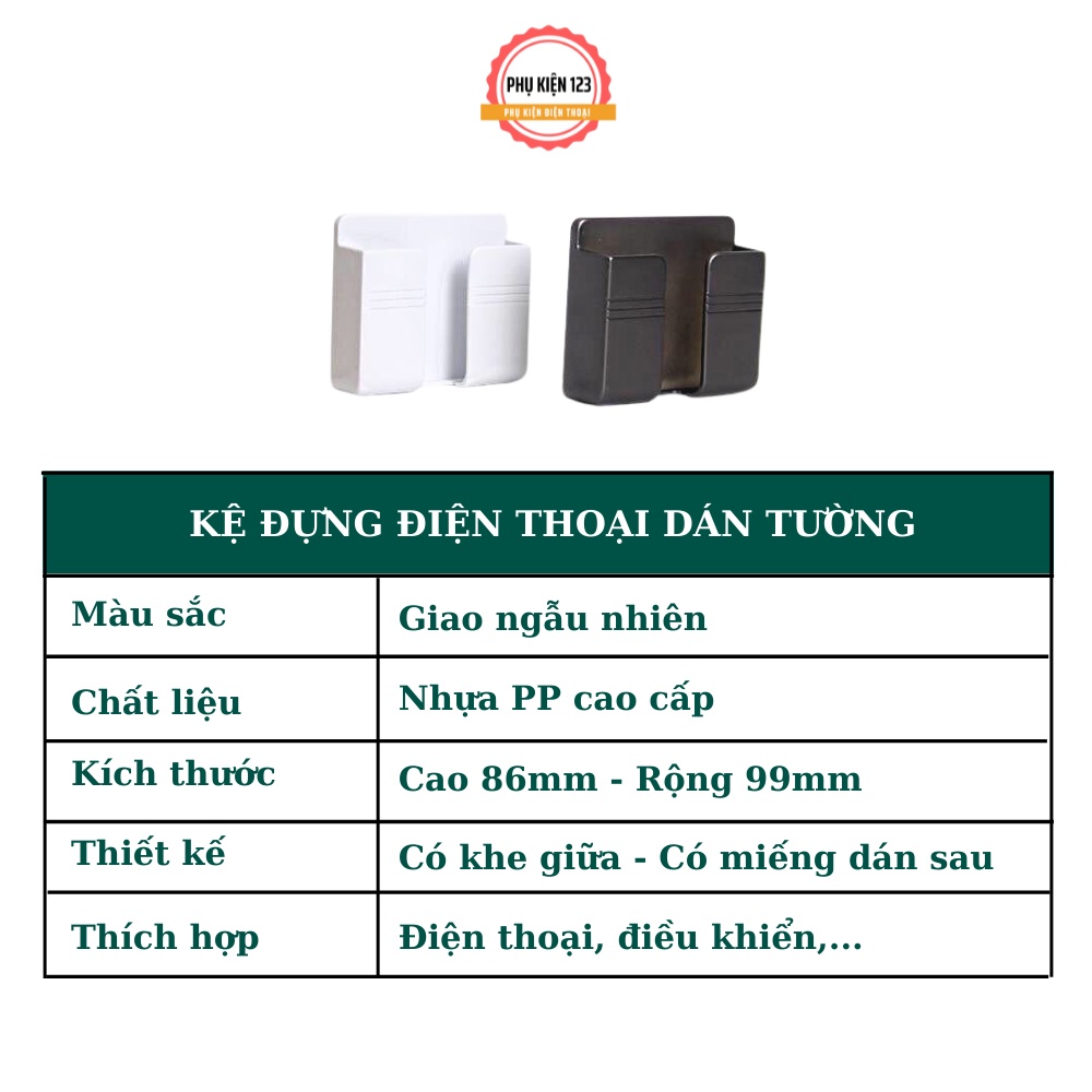 KỆ ĐỰNG ĐIỆN THOẠI DÁN TƯỜNG SIÊU TIỆN LỢI