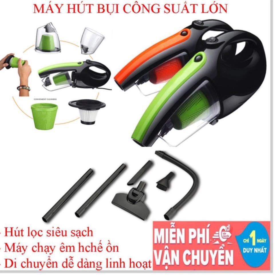 Máy hút bụi cầm tay công suất cao, Máy hút bụi Nhật, Máy hút bụi cầm tay 0.6L (3C), thiết kế ưu việt, hoạt động êm ái, h