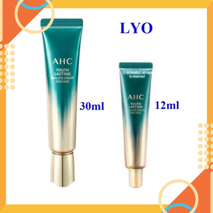 Kem Dưỡng Mắt AHC Time Rewind Real Eye Cream For Face,Ngăn Ngừa Nếp Nhăn,Loại Bỏ Quầng Thâm [ Chính - Hãng ] | BigBuy360 - bigbuy360.vn