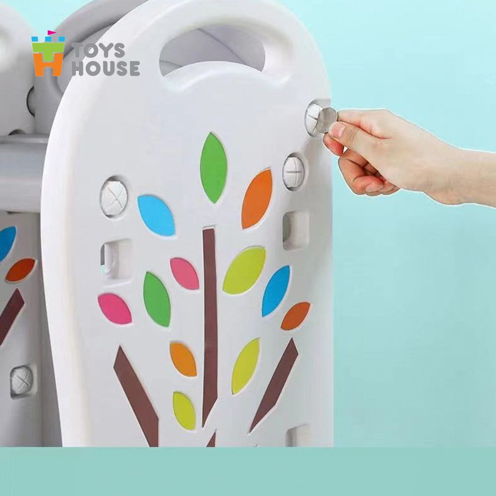 Kệ để đồ chơi, đồ dùng đa năng cho bé hình cây Toyshouse WM21E122 chính hãng cao cấp 85/120  *