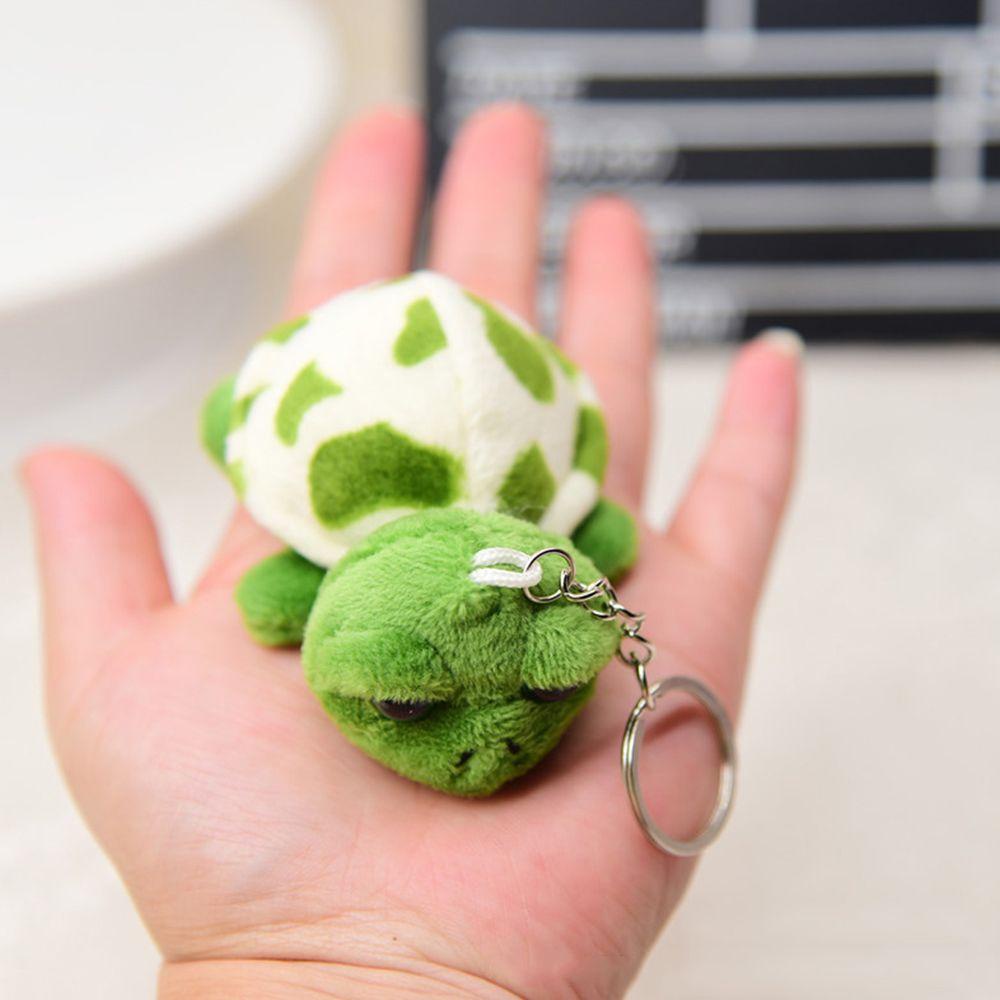 LANFY Móc Chìa Khóa Hình Chú Rùa Bằng Cotton PP Dễ Thương Giá Đỡ