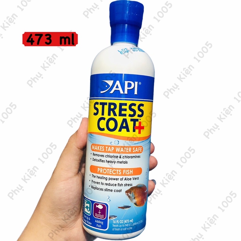 Dung Dịch Stress Coat+ Khử Độc Nước, Giảm Stress Cho Cá Cảnh