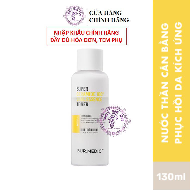 Nước Thần SUR.MEDIC Super Ceramide 100tm Dual Essence Toner 130ml