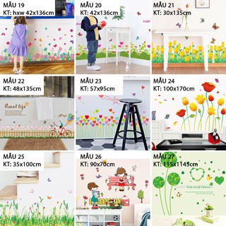 Sỉ lẻ Decal giấy dán tường decal dán chân tường