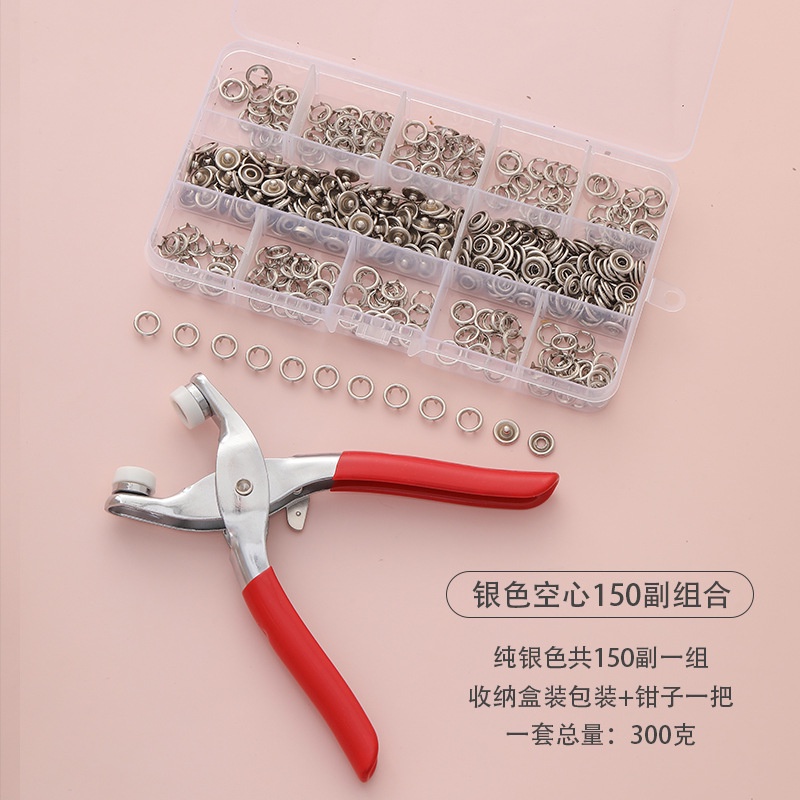 Bộ Nút Áo Bằng Kim Loại Nhiều Màu Sắc Xinh Xắn Cho Bé