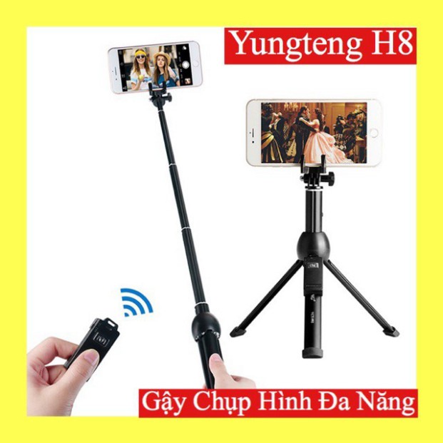 Gậy Chụp Hình Đa Năng Yungteng H8 Kiêm Tripod 3 Trong 1 Trọng Phú mobile | BigBuy360 - bigbuy360.vn