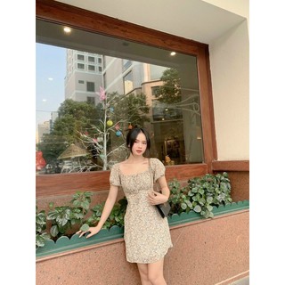 ĐẦM HOA NHÍ NHÚN NGỰC BO EO