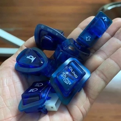 Bộ công tắc màu gắn xe Honda Wave 110, Dream 110, Future....