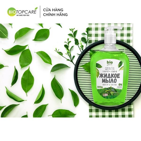 Xà phòng rửa tay Bio Naturell hương trà xanh 500ml - Date 11/2022