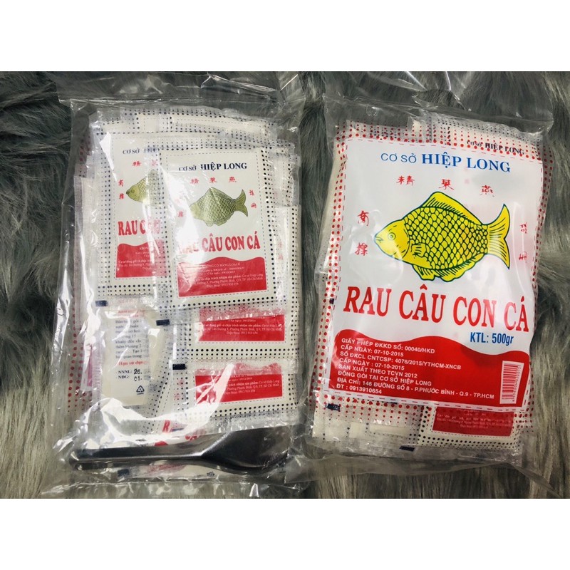 Rau Câu Giòn Con Cá Hiệp Long 500g